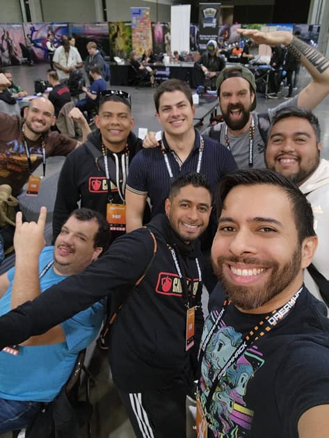 Amigos en el Dreamhack!