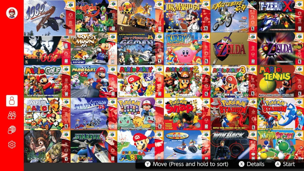 Novedades para la app de Nintendo 64 con la llegada de la Switch 2