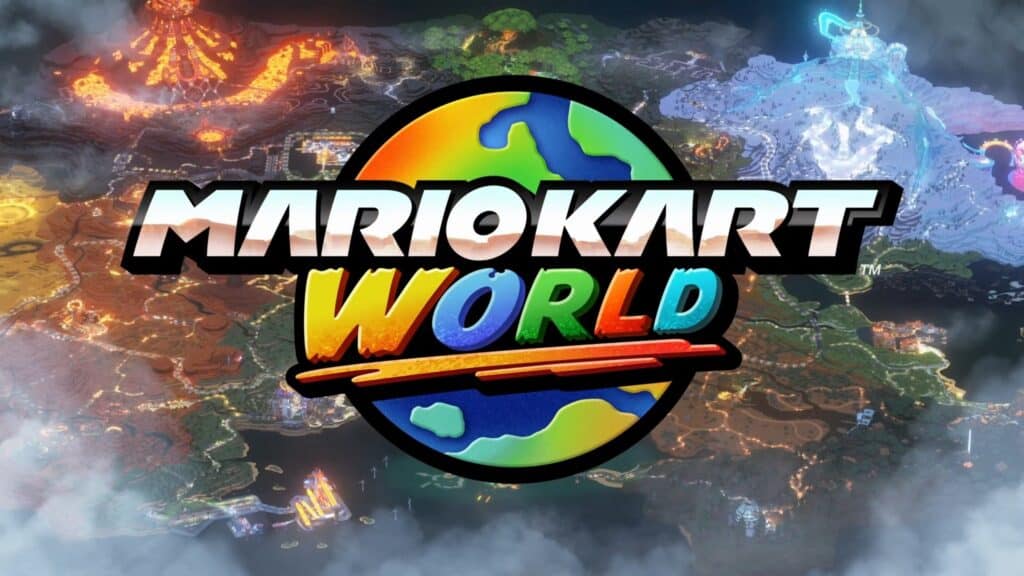 Logo oficial de Mario Kart World