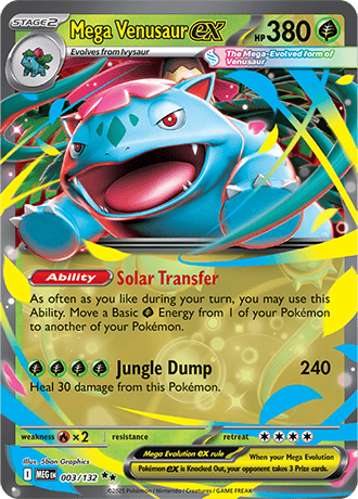 Mega Venusaur EX Pokémon TCG