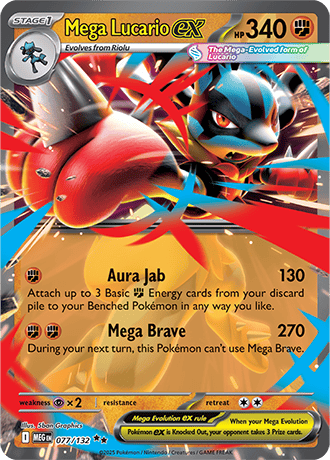 Mega Lucario EX Pokémon TCG