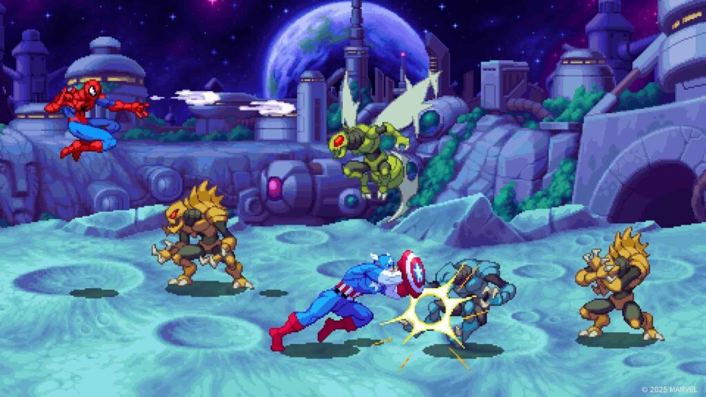 Arte promocional de Marvel Cosmic Invasion