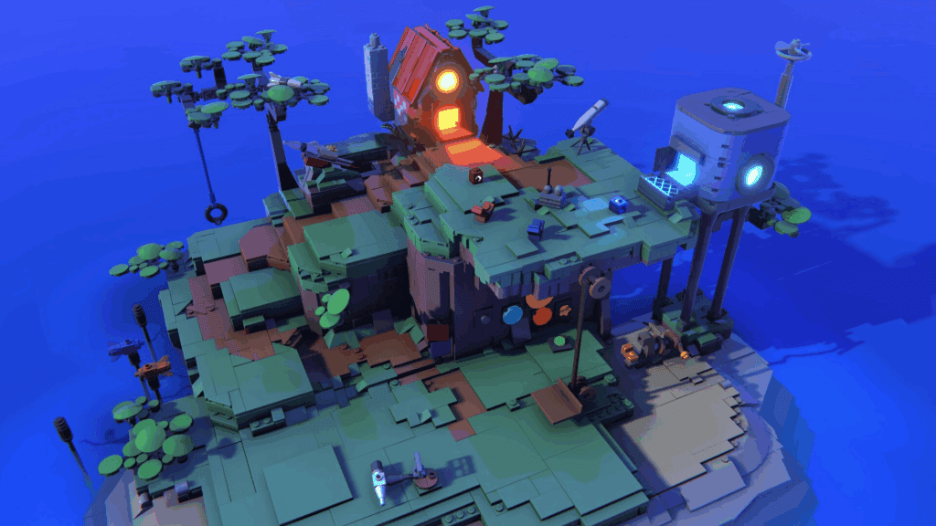 Juego cooperativo en Lego Voyagers con rompecabezas para dos jugadores