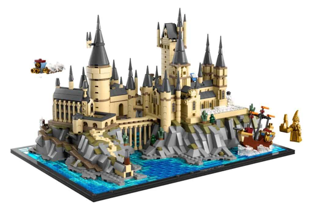 Detalles interiores del LEGO Harry Potter Hogwarts Castle