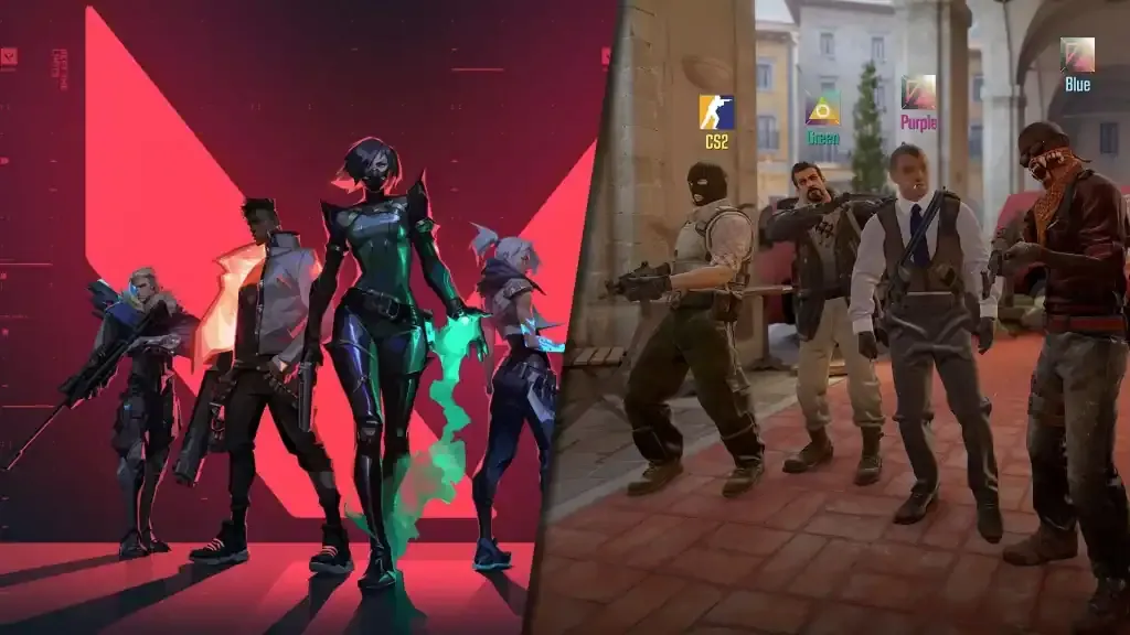 Valorant y Counter-Strike 2, juegos competitivos de esports
