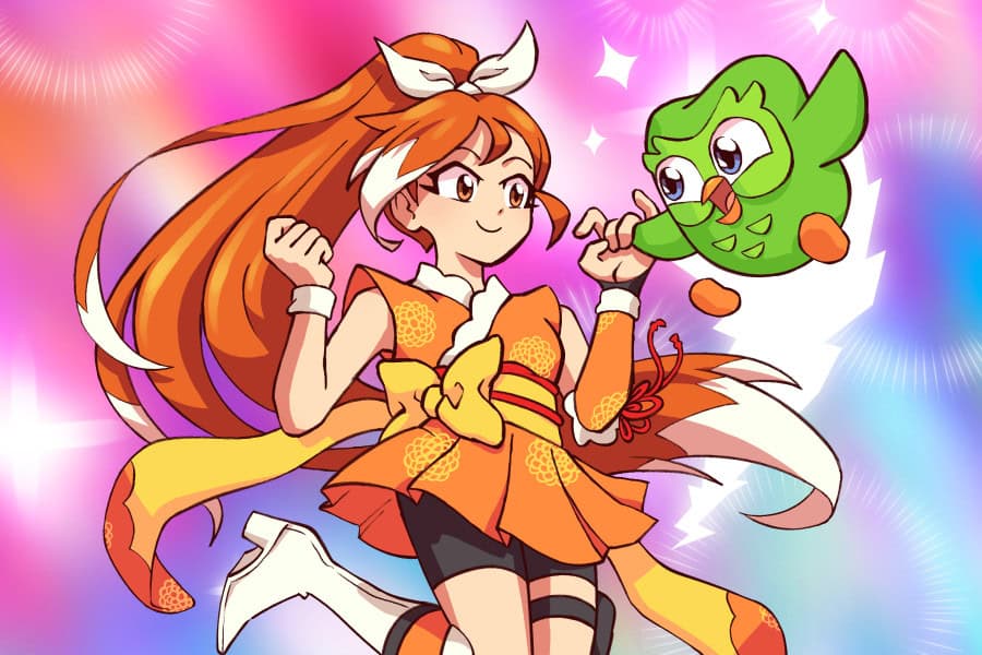 Duolingo anime