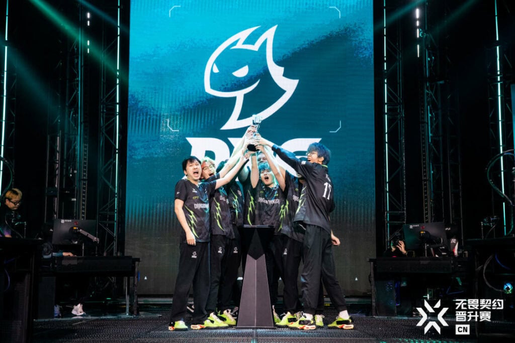 Dragon Ranger Gaming levanta el trofeo del Ascension 2025 tras vencer 3-0 a Rare Atom y asegurar su regreso al VCT China 2026.