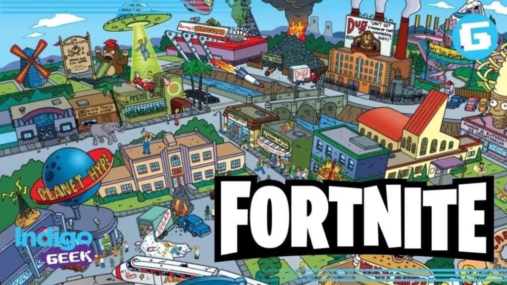 Los Simpson en Fortnite