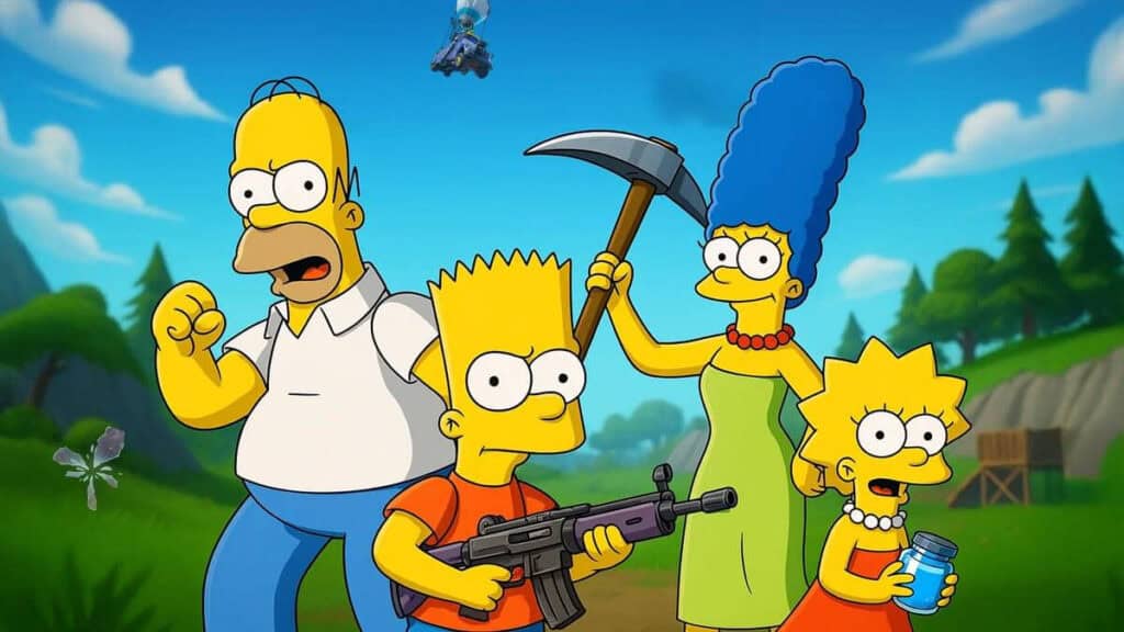 Los Simpson en Fortnite
