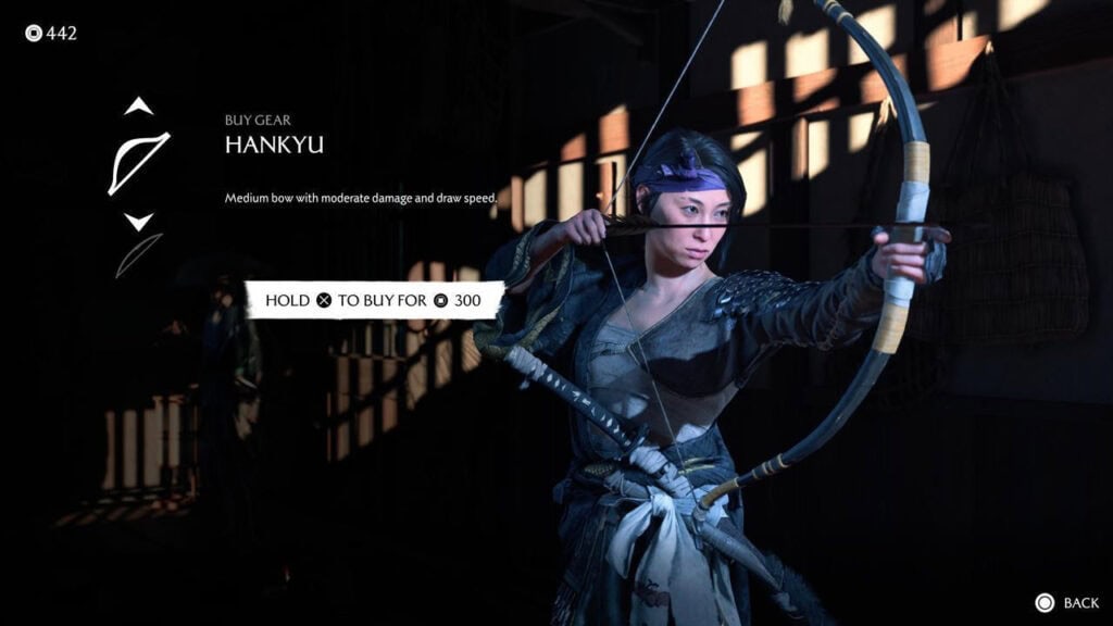 Cómo conseguir el Hankyu en Ghost of Yotei, arco corto en la Vieja Posada