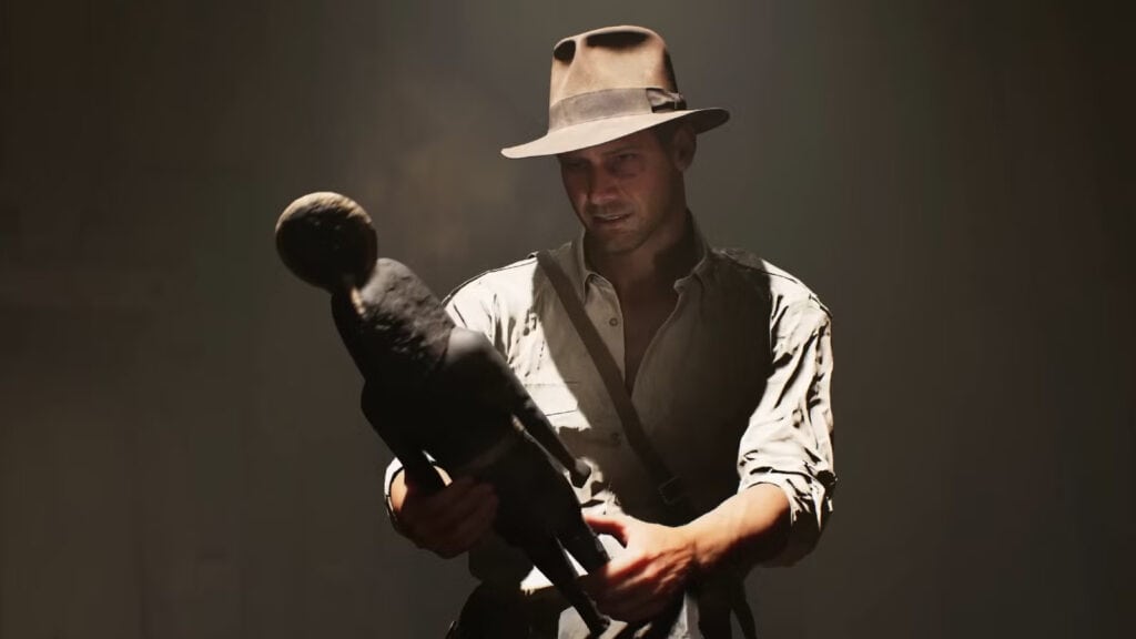 Indiana Jones con su atuendo del Cairo en The Great Circle.