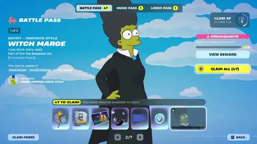 marge bruja fortnite
