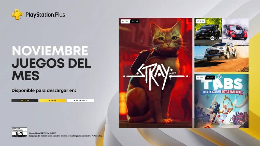 PS PLUS Noviembre