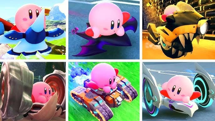 Kirby Air Riders autos