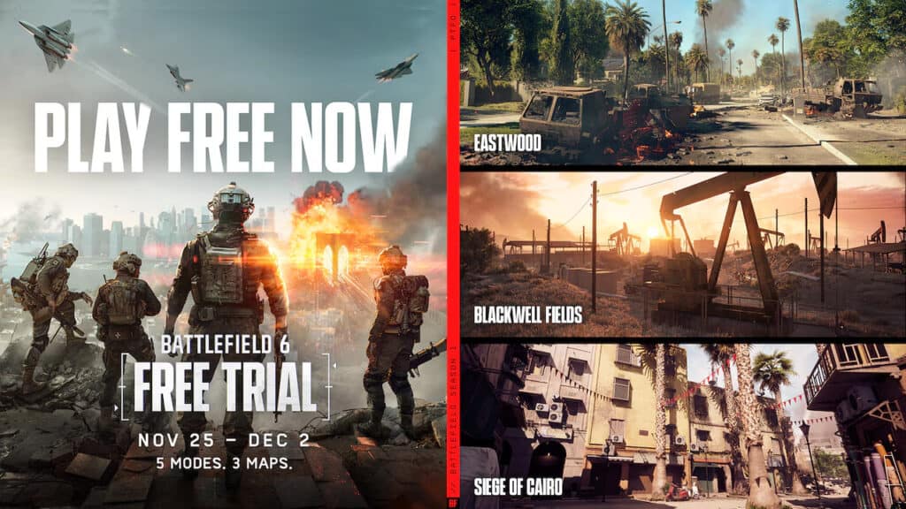prueba gratis Battlefield 6
