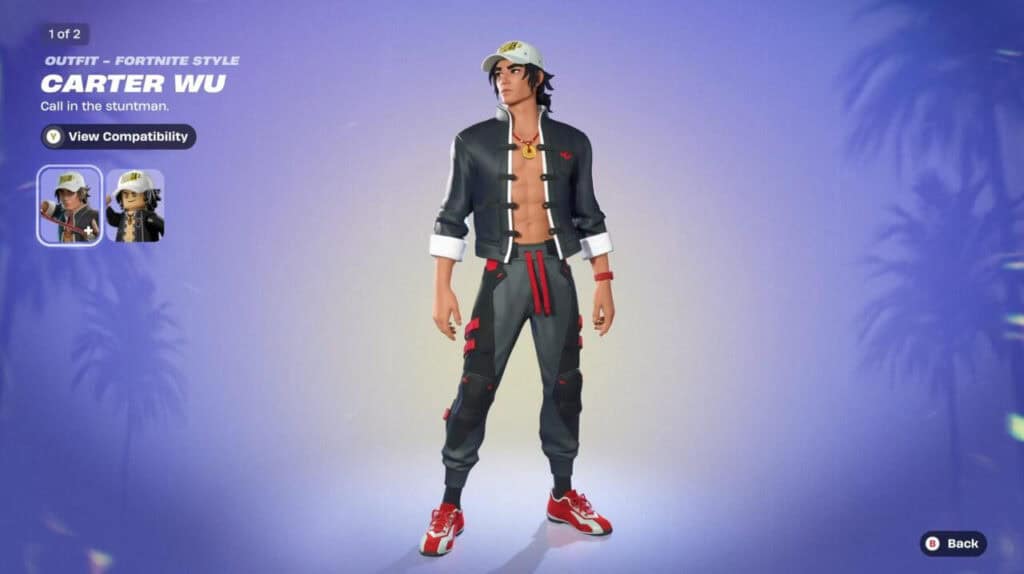 Carter Wu Fortnite Pase de Batalla