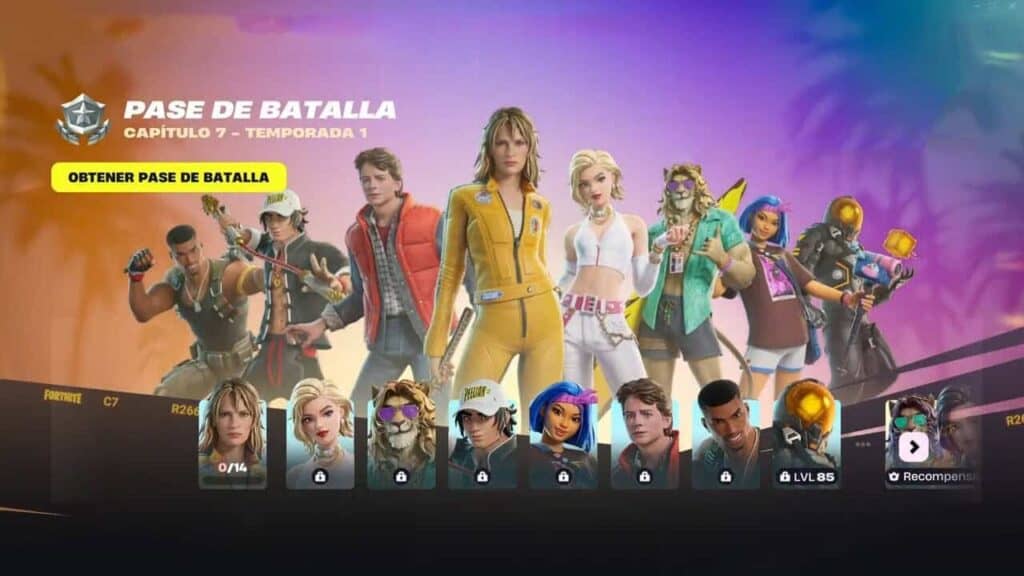 Pase de Batalla Fortnite Capitulo 7