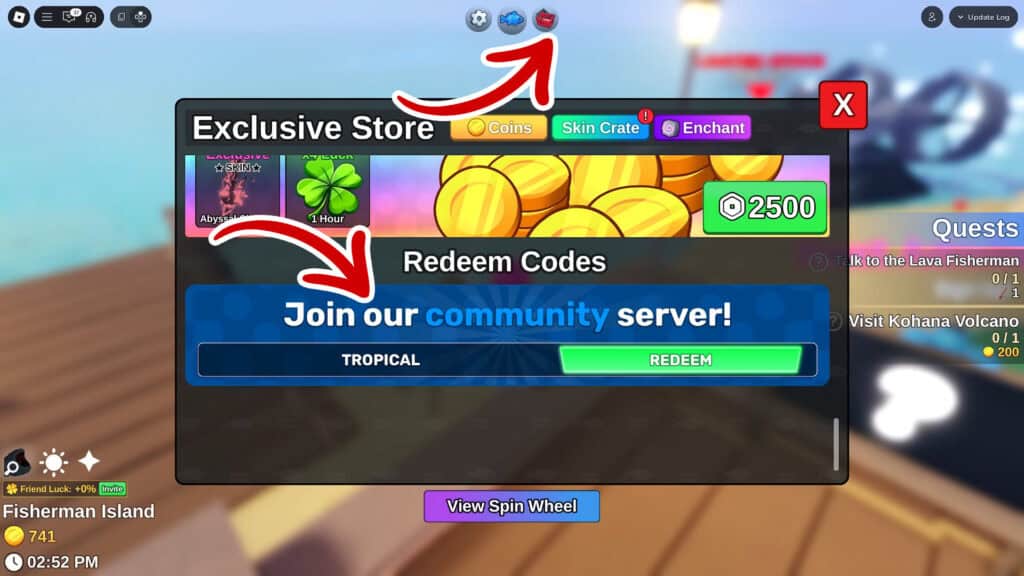 Codigos Pescalo Roblox