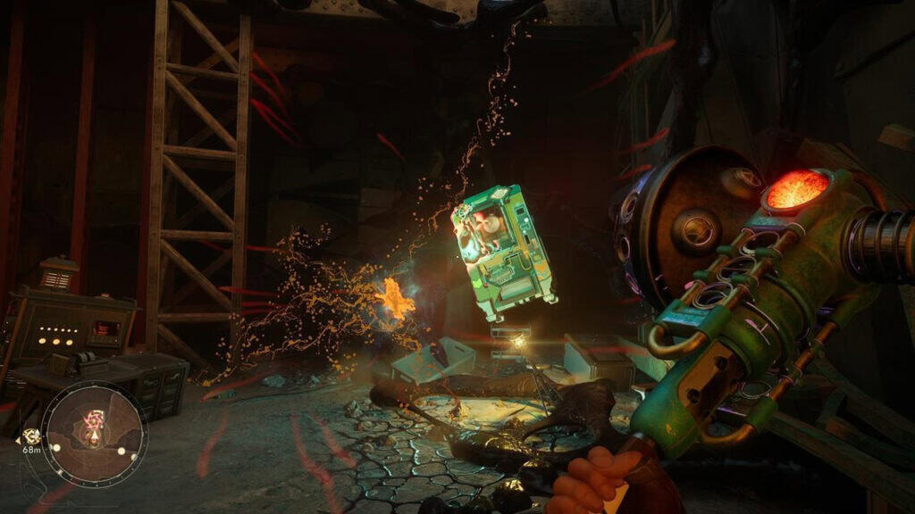 NPC Lead Researcher Hurley durante la misión del Prototype Rift Device
