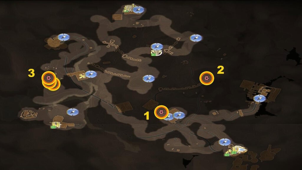 Mapa de Rift Anomalies en Free Market Station The Outer Worlds 2