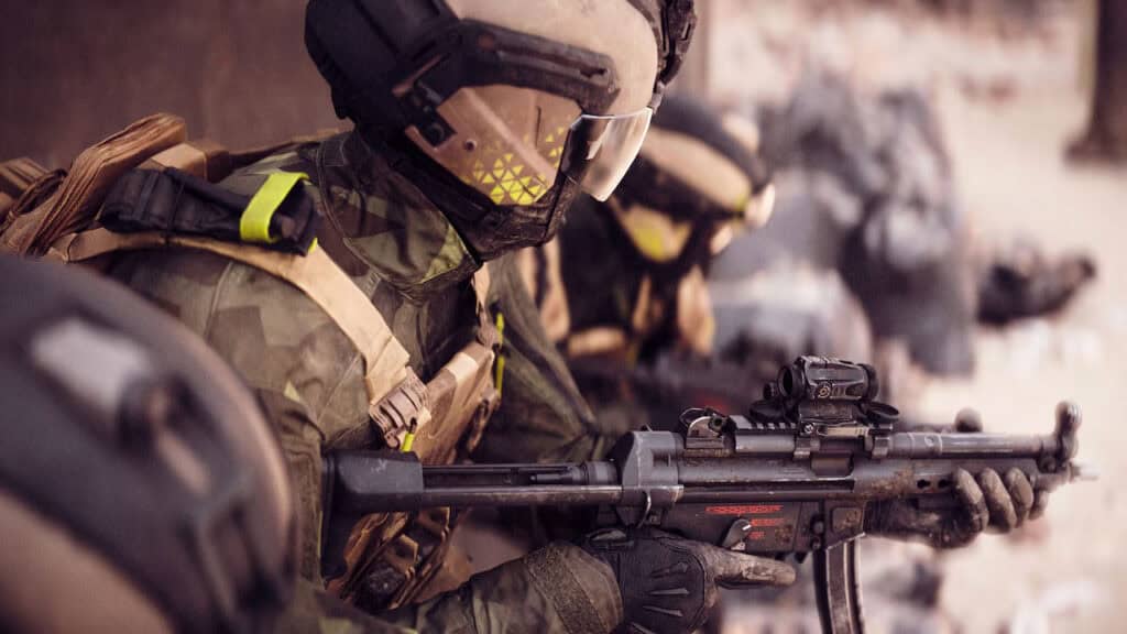 pantalla del evento Double XP de Battlefield 6 con logotipo de PS5.