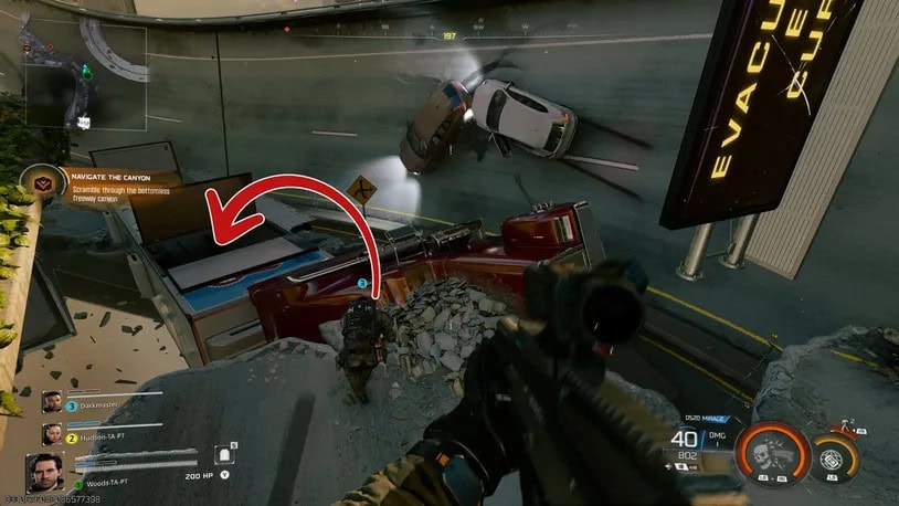 Intel Call of Duty BO7 durante el combate final en Containment
