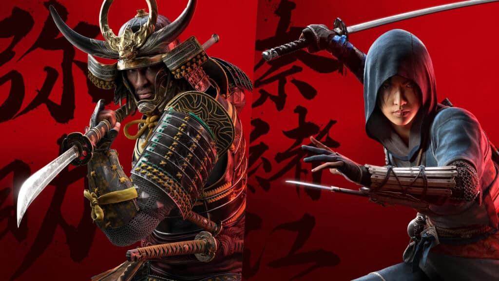 Gameplay de Assassin’s Creed Shadows mostrando sigilo y combate en ambientación japonesa.