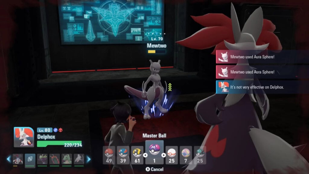 Mewtwo en Pokemon Legends ZA