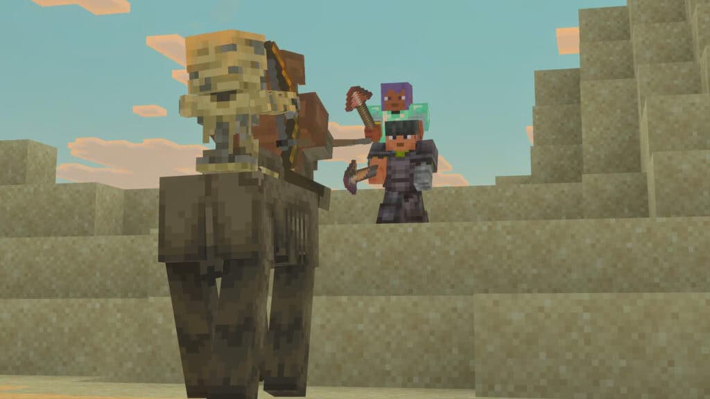 Mounts of Mayhem: actualización 1.21.130 de Minecraft