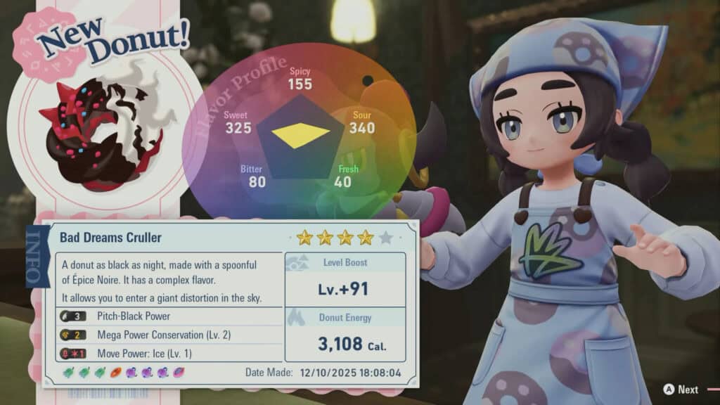 Cómo hacer Bad Dreams Cruller en Pokémon Legends Z-A