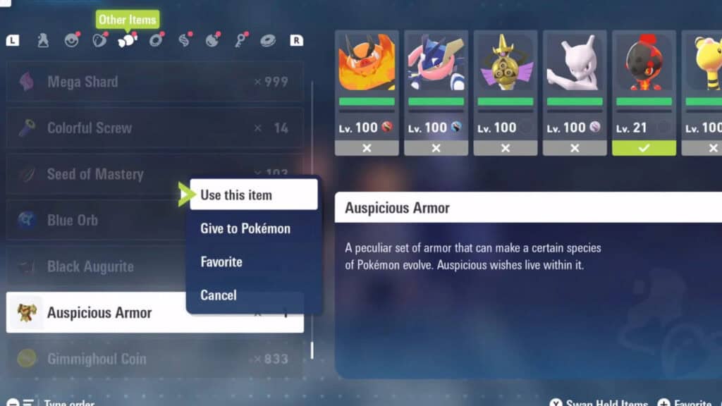 armaduras de Charcadet