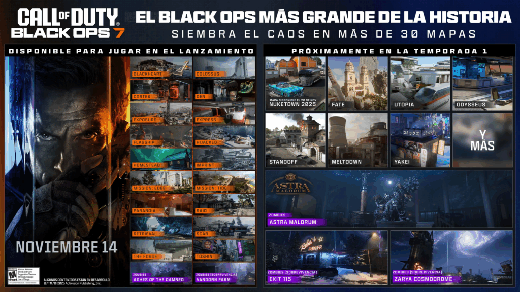 La temporada 1 de Black Ops 7