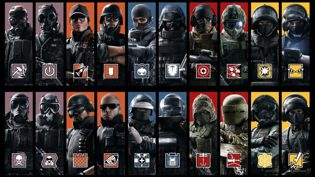 Operators Rainbow Six Siege