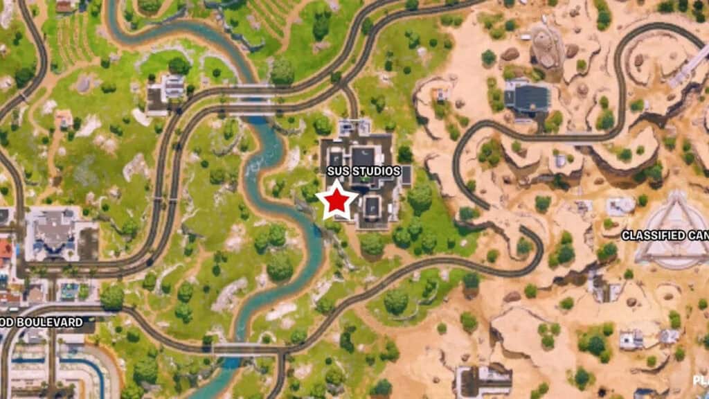DeLorean en Fortnite Sus Studios