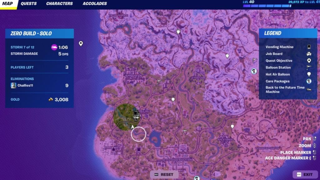 DeLorean en Fortnite