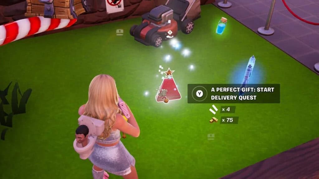 Regalo Perfecto en Fortnite Winterfest 2025