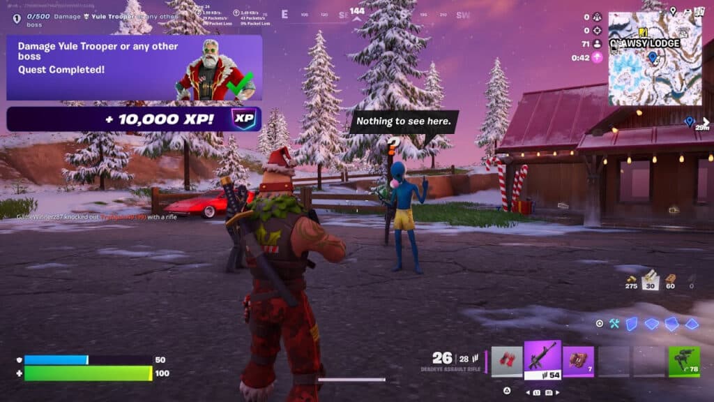 Yule Trooper en Fortnite