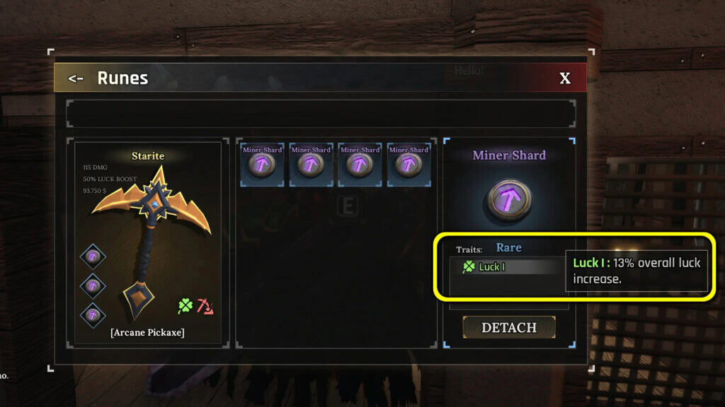 Miner Shards en The Forge