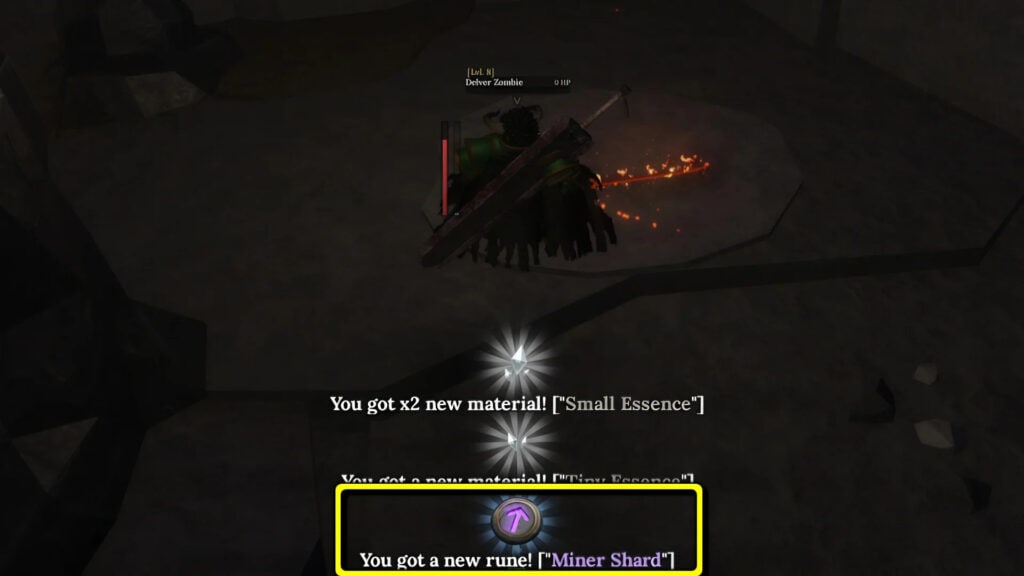 Miner Shards en The Forge