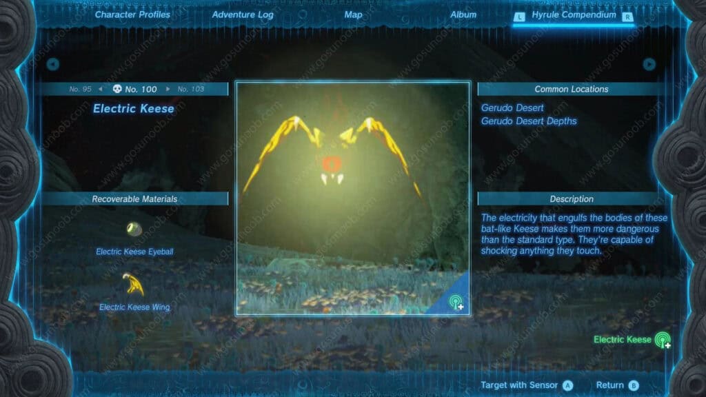 Climbing Gear en Zelda BOTW