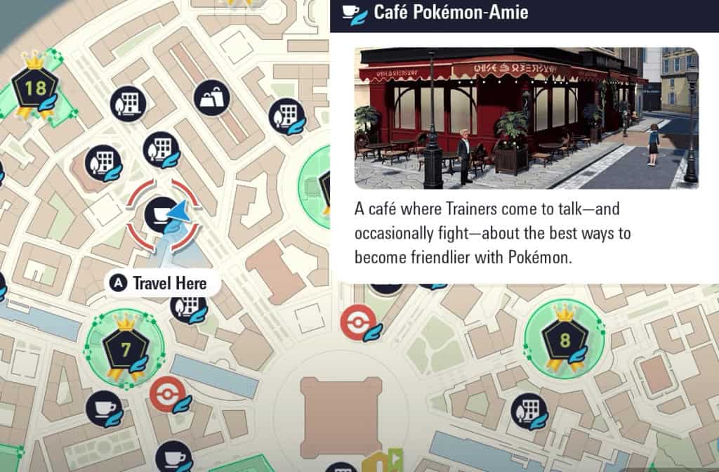 amistad en Pokémon Legends: Z-A
