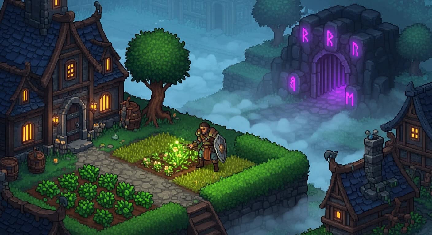 Emberville: El hijo entre Diablo y Stardew Valley
