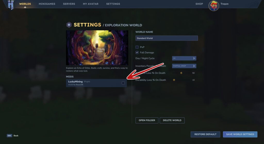 mods en Hytale