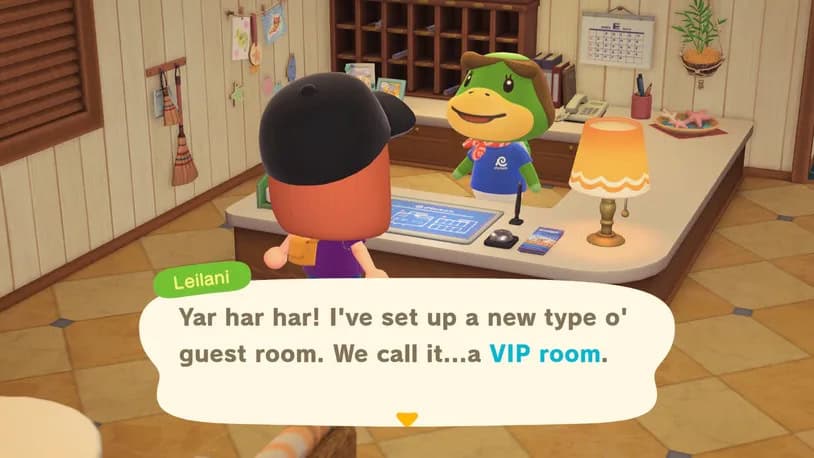 VIP Room en Animal Crossing New Horizons