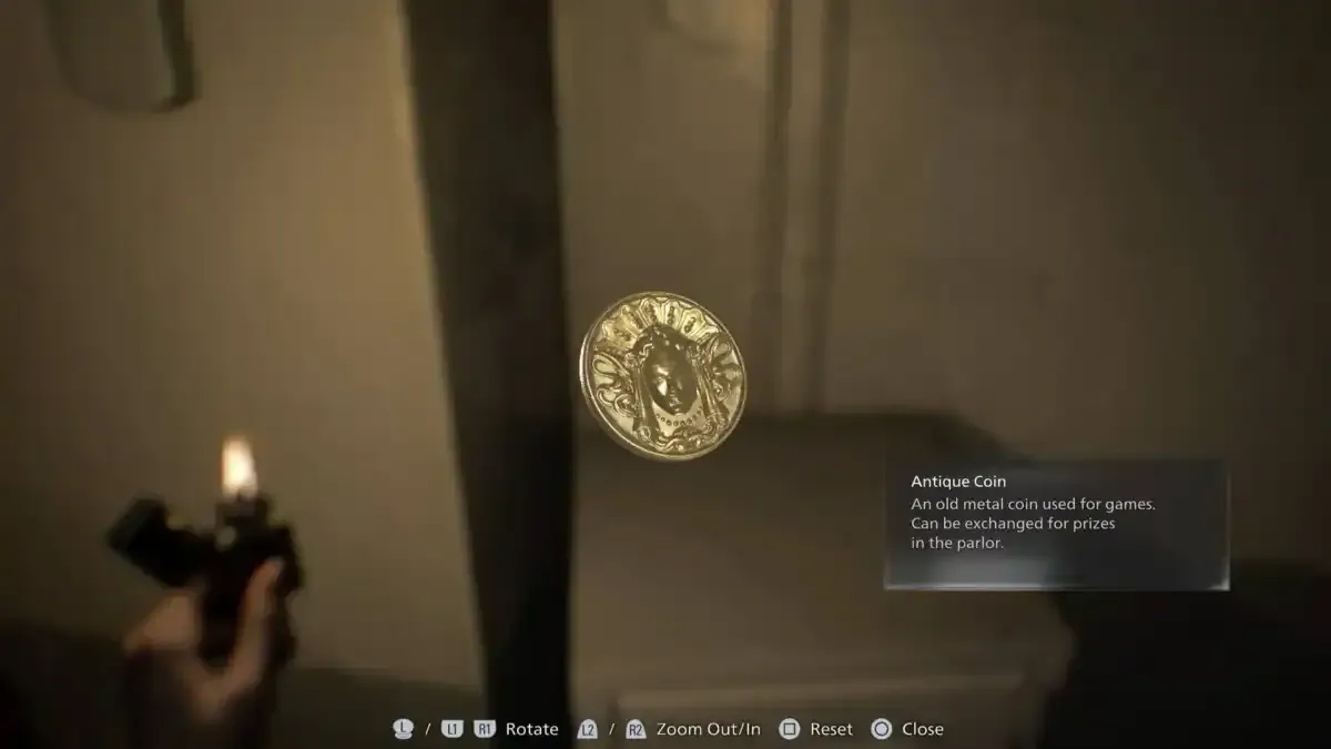 Monedas antiguas Resident Evil Requiem