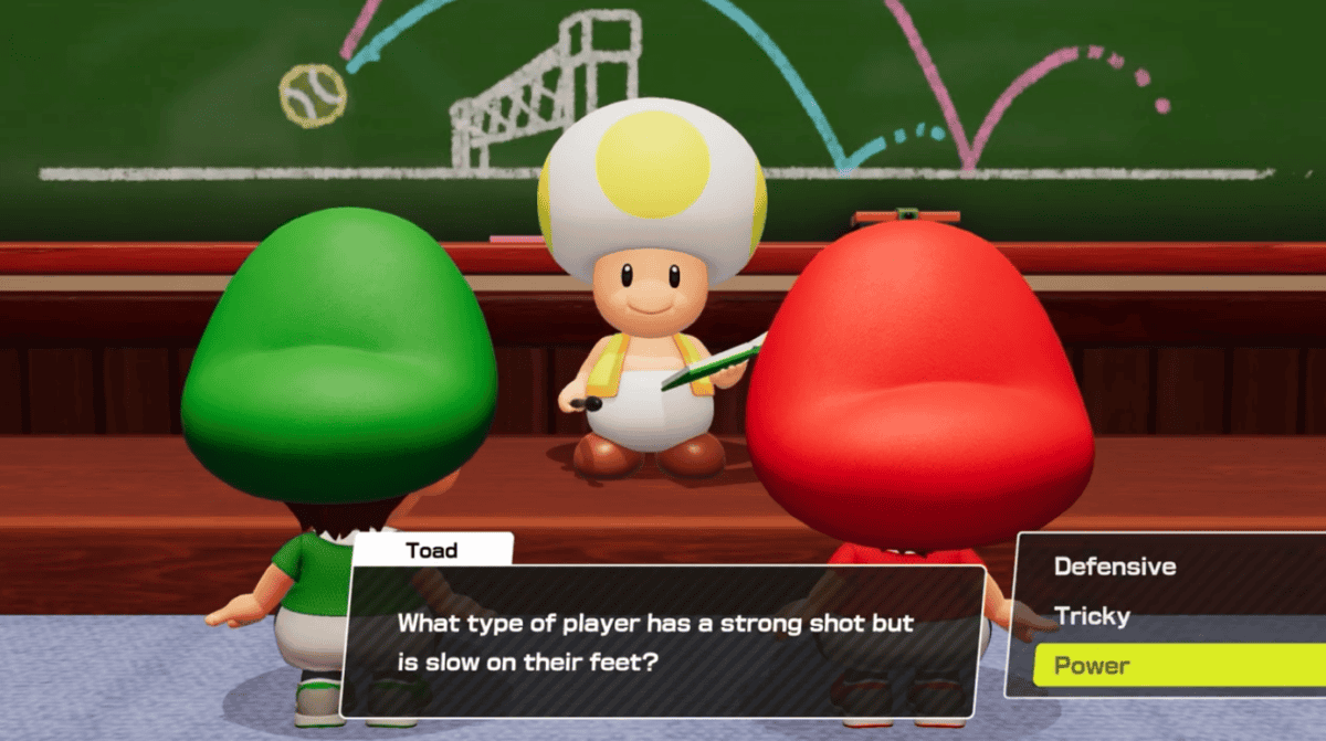 respuestas del Modo Aventura en Mario Tennis Fever
