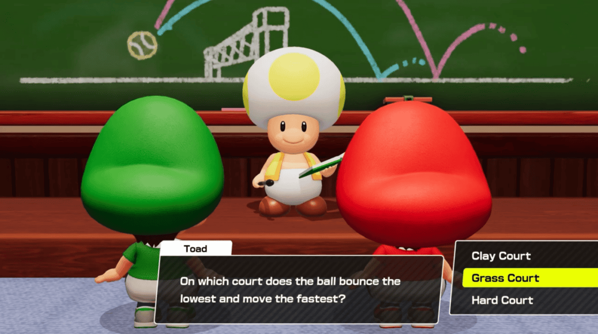 respuestas del Modo Aventura en Mario Tennis Fever