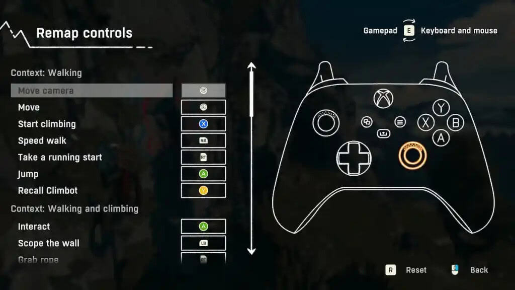 controles de Cairn