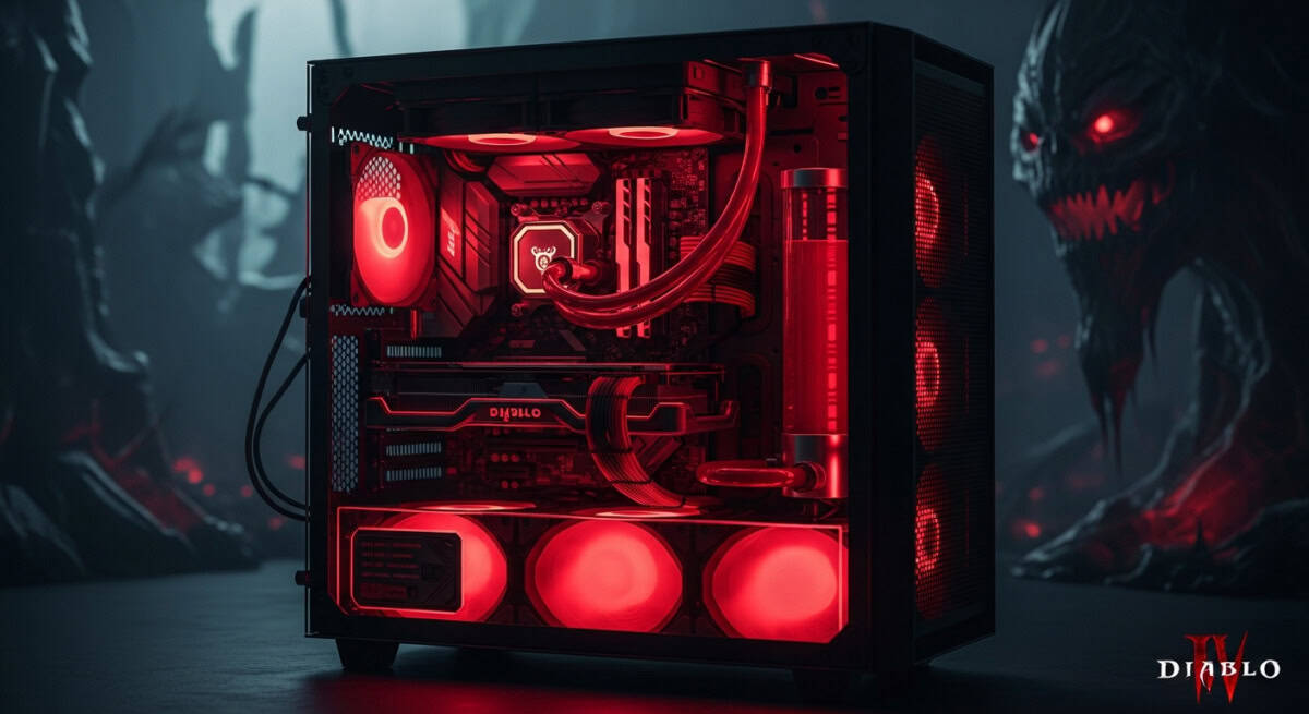 La PC enfriada con sangre de Diablo 4 sigue funcionando tras 2 años