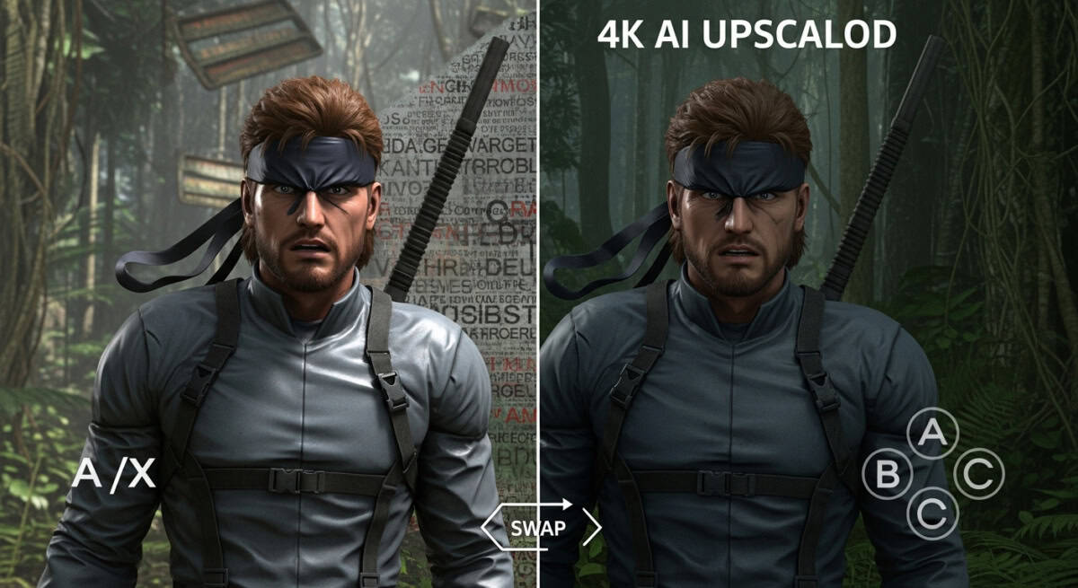 Metal Gear Solid mejora su aspecto en Master Collection